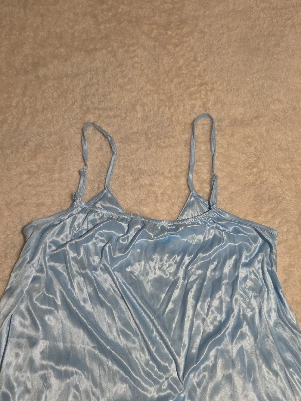 Sindrella Light Blue Floral Satin Robe & Nightgown Set -Elegant Lounge Wear XXXL